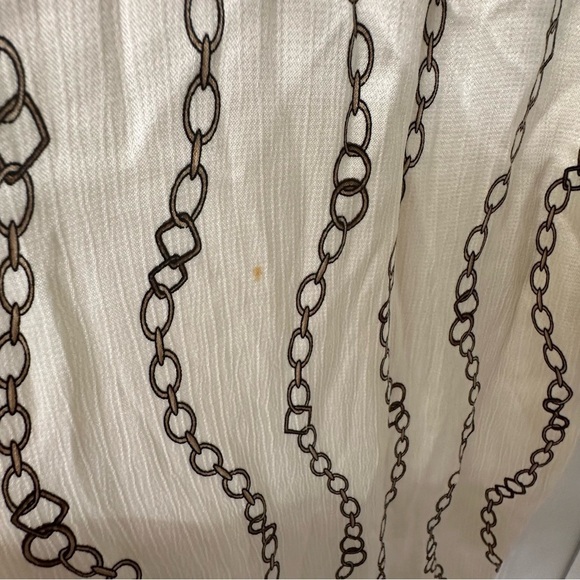 Alexis Jumpsuit Outfit Chains Ivory Formal Glam Retro Wide Leg Size Small - Picture 6 of 9